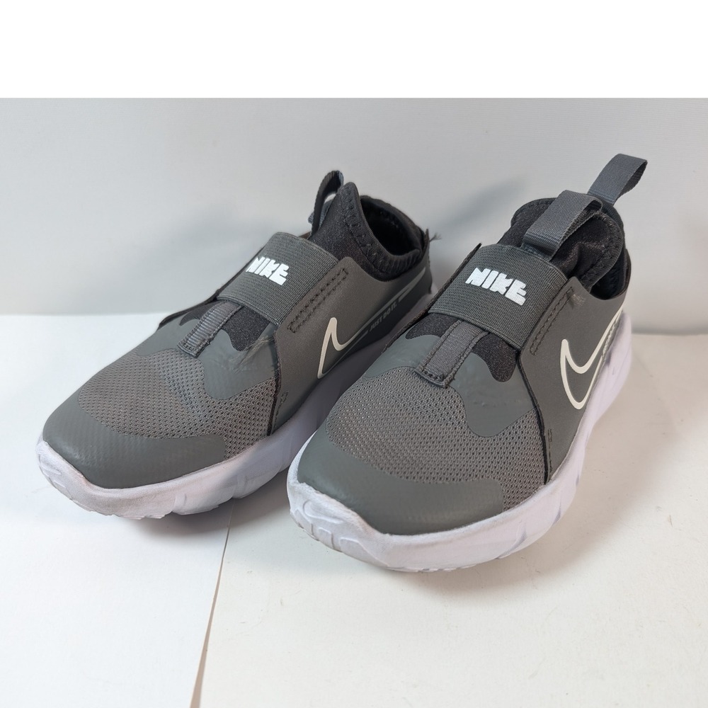 Nike Flex Runner 2 PSV Toddler Shoes Gray Slip On Athletic Sneakers 13C